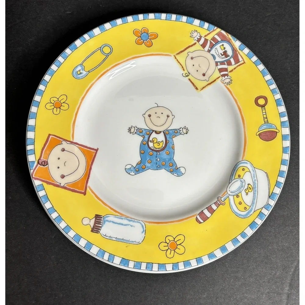 2 Royal Doulton Baby Childs Plate 7 7/8